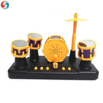 China Electric Disc Touch Play Drums and Play Drum Toys Set with Music and Lights for sale