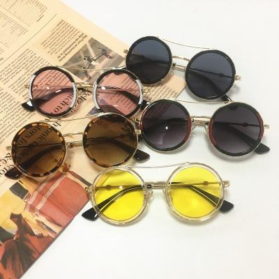 China Cheap New Product 2023 Popular Fashion Sun Glasses Kids Glass Shades Fashion Metal Frame Ocean Glass Sunglasses Products for sale