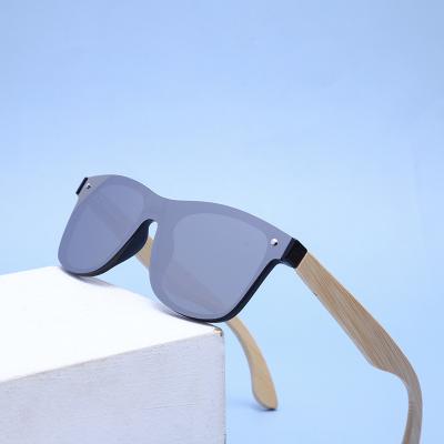 China Fashion sunglasses 2023 new fashion rice nail glass box polarized sunglasses outdoor sports bamboo wooden eye protection retro sunglasses for sale