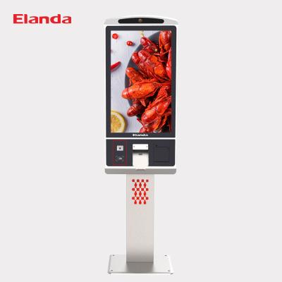 China Bank/Cinema/Restaurant/Stores/Hospital/Lobby/32 Inch Mcdonalds Retail Kiosk Self Service Kiosks Etc. Self Order Wall Mounted POS Touch Screen Food Ordering for sale