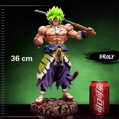 China DragonBall Action Numbers New 36cm Custom Anime Cartoon Anime Action Toy Warrior DBZ Dragon Ball Z Broli Broly PVC Figure for sale