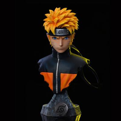 China Collectible Cartoon Toy OEM/ODM Japanese Anime Statue Figures Naruot Bust 8 Style Action Number Customization for sale