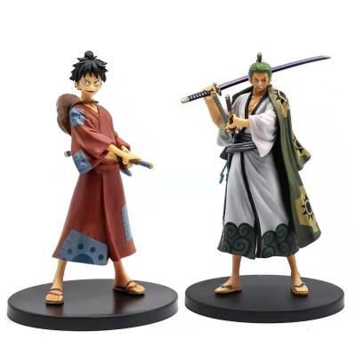 China Anime Toy One Piece Action Figure PVC Cartoon 18cm Luffy Toy High Quality Popular Boxed Cartoon for sale