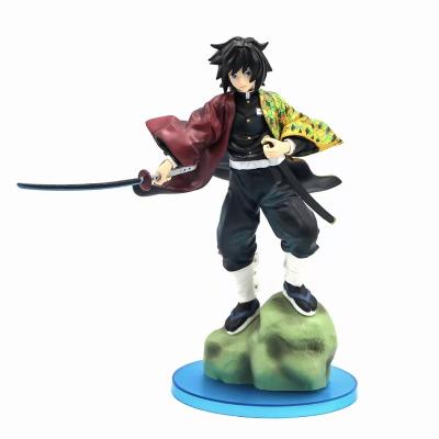 China Hot Selling High Quality Cartoon Toy Boxed PVC Cartoon Anime Toy Tomioka Giyuu Demon Slayer Action Number for sale