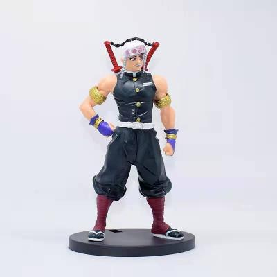 China Cartoon Toy Wholesale Boxed PVC 19cm Anime Cartoon Toy Uzui Tengen Demon Slayer Action Number for sale