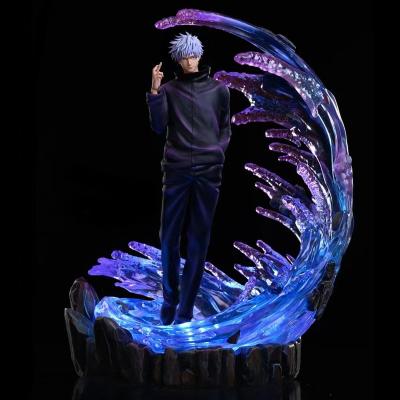 China Cartoon Toy Custom PVC Statues Collectible Figures Ornaments Anime Jujutsu Kaisen Gojo Satoru Action Figure 35cm for sale