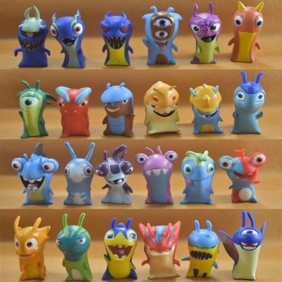 China Cute Mini Anime Slugterra Cartoon Toy 4-5cm Decoration 24PCS/SET Kids Action Figure for sale