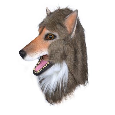 China Made of Latex Material Horse Donkey Fish Main Funny Party Cosplay Disguise Full Face Latex Animal Mask Halloween for sale