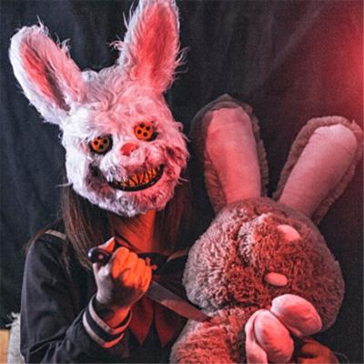 China Made of Masquerade Creepy Bloody Party Horror Halloween Rabbit Cosplay Latex Material 3D Christmas Cosplay Scary Mask for sale