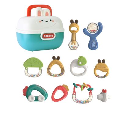 China Musical Baby Teethers Set 11PCS Early Educational Toys Gift for 3, 6, 9, 12 Months Baby Infant Musical Toy Set for sale