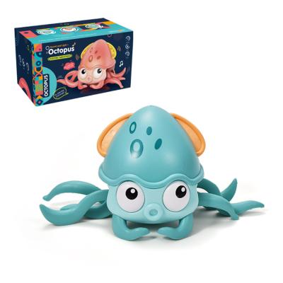 China Cogs Wetting Plastic Traction Walking Octopus Toy Crawling Toys For Babies from Toy Hot Selling Chargeable Electric for sale