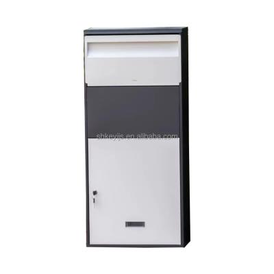 China Shanghai keyi metal wall mounted steel parcel box outdoor waterproof standing parcel drop box for sale