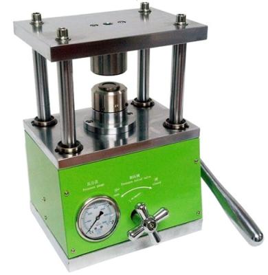 China Anti-Corrosion Electric Hydraulic Coin Cells Lithium Ion Manual Lab PTFE Core Crimping Machine For CR Coin Cell Cases for sale