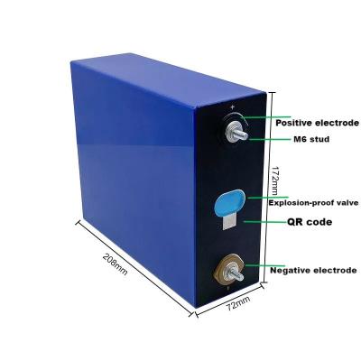 China EV Solar prismatic lifepo4 lithium ion battery cells 3.2v 50ah 100ah 120ah 150ah 200ah 280ah lifepo4 battery cell en venta