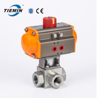 China General Tiemin Pneumatic Ball Valve High Pressure Pneumatic Ball Valve for sale