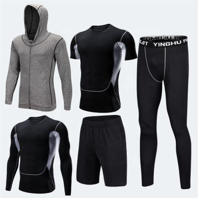 China Factory Direct Antibacterial No MOQ 5 - Piece Set Men Sport Suit For Men for sale