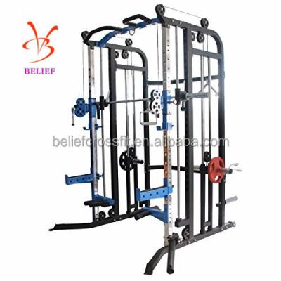 China Fitness Center Multifunctional Full Strength Training Instrument Smith Squat Rack for sale