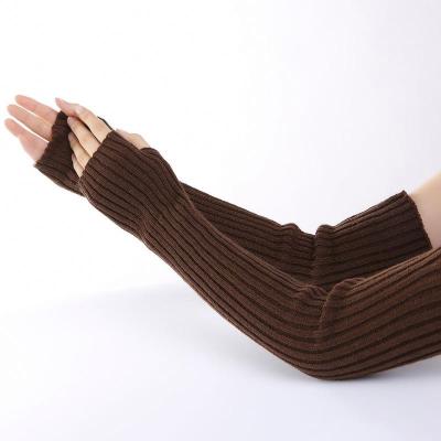 China China Factory Wholesale Price Winter Soft Accessories Arm Warmer Fingerless Gloves Whole Sale for sale