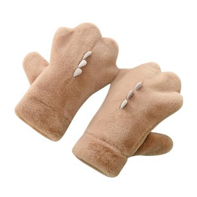 China 2021 Factory Sale Hot Lovely Fur Gloves Soft / Pet Friendly Comfortable Paw Warmth for sale