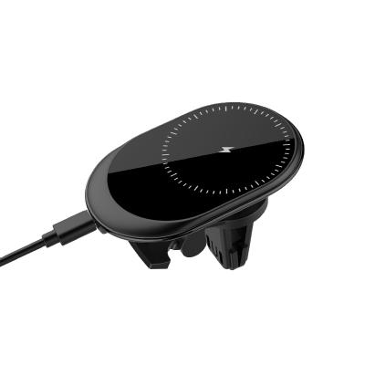 China PHONE Timess 15W Fast Charging Qi Standard Magnetic Car Wireless Charger For Phone for sale