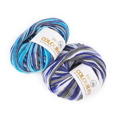 China OEM Cheap Price Eco-friendly Chinese Yarn DIY 4Ply High Quality Fancy Colored Acrylic Yarn Anti-Static OEM For Hand Knitting for sale