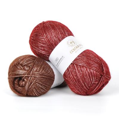 China Manufacturer Anti-Static Soft Wool Super Chunky Yarn Acrylic Colorful Bulky Yarn From China Hand Knitting Woolen Yarn for sale