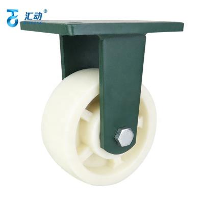 China swivel & Rigid Super Heavy Weight Fixed Casters 5 Inch Swivel Caster Wheels Nylon Casters Made Of Manganese Steel Wheel Caster for sale