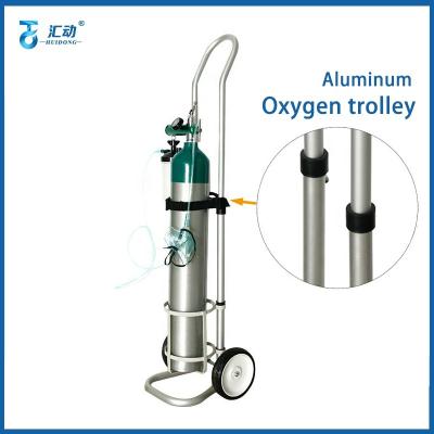 China Contemporary High Pressure Oxygen Medical Trolley Oxygen Medical Cart D&E For Sale Portable Oxygen Medical Portable Trolley for sale