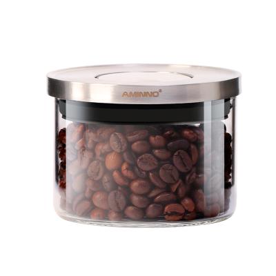 China Food Storage AMINNO Sugar Food Storage Jar 330ml Spice Storage Container Bottle With Sealing Lid for sale