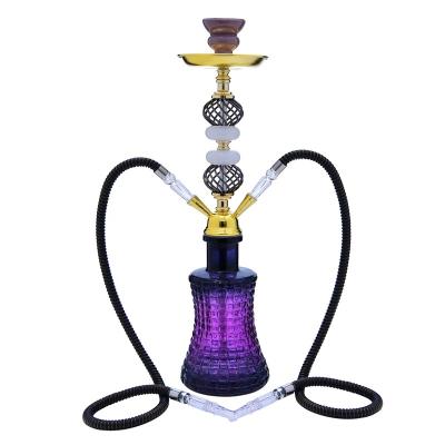 China Metal + Latest Shisha China Manufacturer High Quality DA Glass Hookah Metal + Glass Hookah for sale