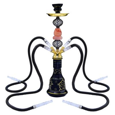 China Metal+New DA factory high quality cheap jade glass hookah accessories hot-selling durable fruity style multi-tube hookah accessories wholesa for sale