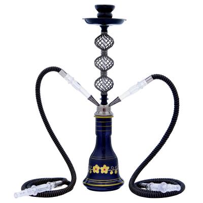 China Metal+High Quality Classic Smoke Crystal Shisha Hookah From Egypt DA Glass Hookah Chicha for sale