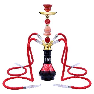 China Metal + Latest Shisha China Manufacturer High Quality DA Glass Hookah Metal + Glass Hookah for sale