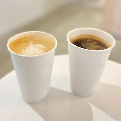 China Custom Disposable Christmas Paper Cup Beverage Cups Single Wall Hot Cold Coffee Cups for sale