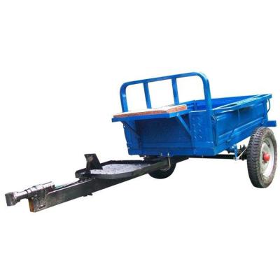 China Factory direct farm hot sale hydraulic small flatbed trailer axles for agriculture drawbar trailer farm for sale