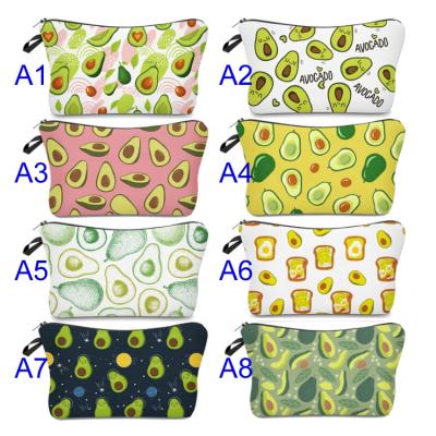 China ZIPPER KAIFEI AMAZONE MAKEUP BAG HOT SELLING COSMETIC FRUIT BAG AVOCADO FOR PROMOTION for sale