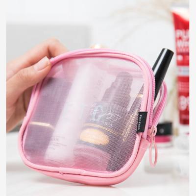 China 2020 NEW Lady KAIFEI FASHION CLEAR MAKEUP BAG TRANSPARENT PVC TOILET BAG KIT for sale