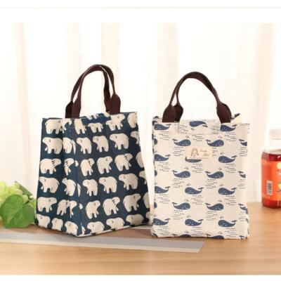 China Waterproof Korean Style Food Bag Heat Delivery Bag Thermal Insulation Cooler Lunch Bag for sale