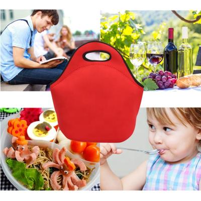 China KAIFEI Hot And Cold Bag Neoprene Fast Food Carrying Baby Bag Waterproof Lunch Drinks Packing Bag for sale