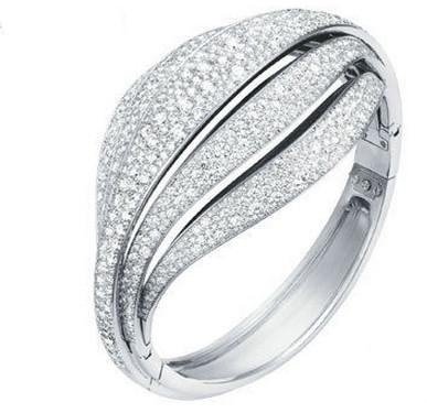 China Sterling Silver  Micro Pave Jewelry  Rhodium Plated With AAA Zircon for sale