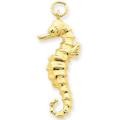 China Seahorse Look Nautical Themed Jewelry 925 Silver Seahorse Pendant for sale