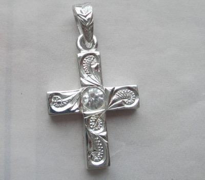 Chine Pendants hawaïens croisés religieux de bijoux d'hommes interchangeables de l'argent 925 à vendre