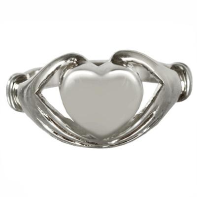 China Cremación de plata del corazón del amor de Claddagh del Celtic favorable al medio ambiente en venta