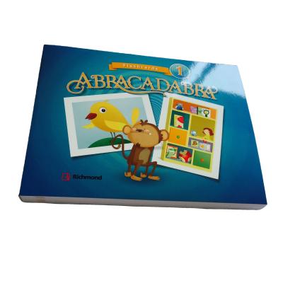 China paper & Wholesale cardboard kids softcover notebook printing factory for sale