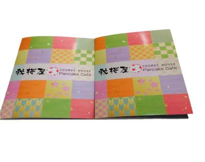 China paper & Cardboard menu /cookbook /recipe/saddle dot printing books for sale