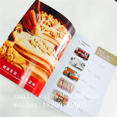 China paper & Cardboard Cosmtomized Quarter /monthly /season fashion books/magazine printing for sale