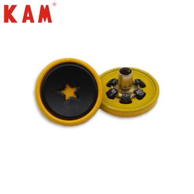 China Sustainable Custom Metal Jeans Buttons For Clothes for sale