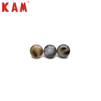 China Eco-friendly new style custom leg around metal buttons for sale