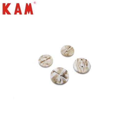 China 2020 New Idea Eco-friendly Polyester Resin Custom Button With Two Holes for sale