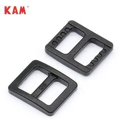 China Adjustable Luggage Low Moq Black Or Customized Color Plastic Buckle For Bags for sale